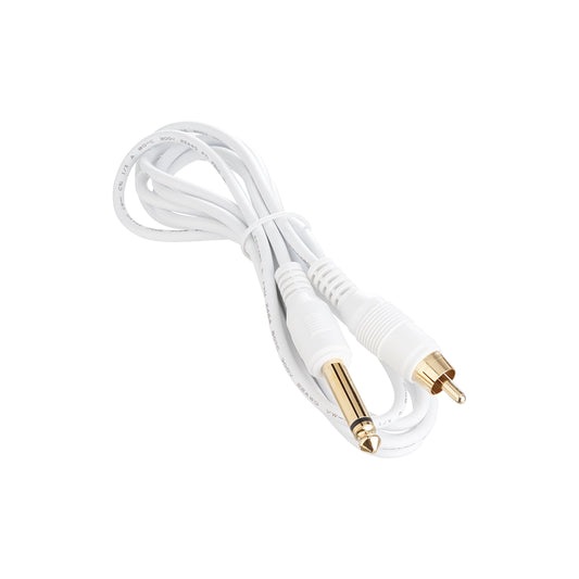 Darklab 6’ Straight RCA Cable — White - Ultimate Beauty