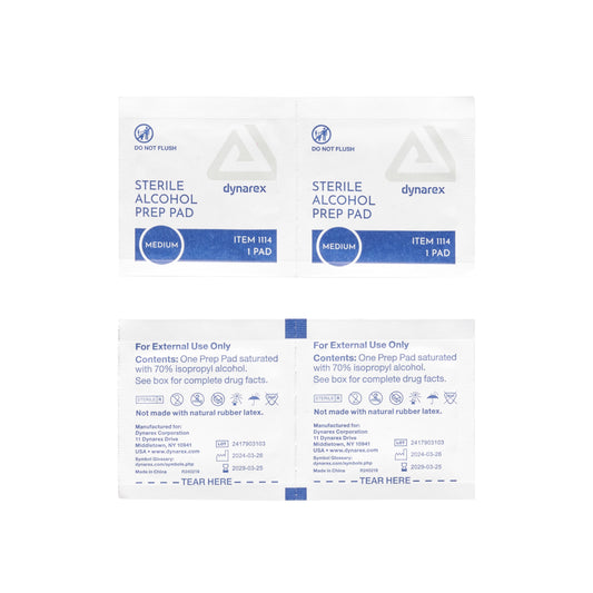 Alcohol Prep Pads Box - Medium - Price Per Box of 100 - Ultimate Beauty