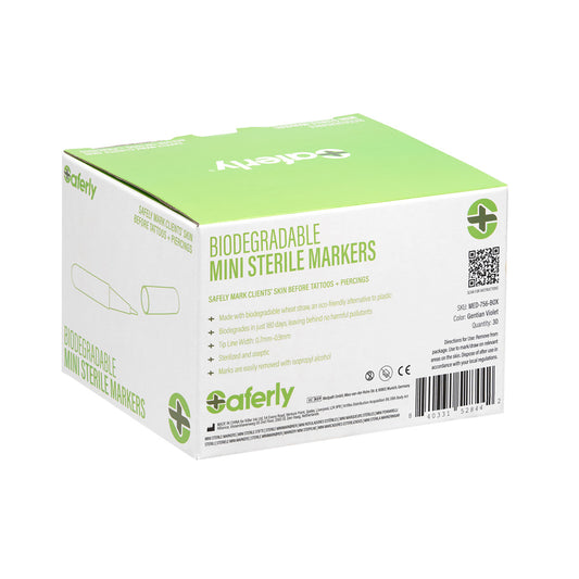 Saferly Biodegradable Mini Sterile Markers — Box of 30 - Ultimate Beauty