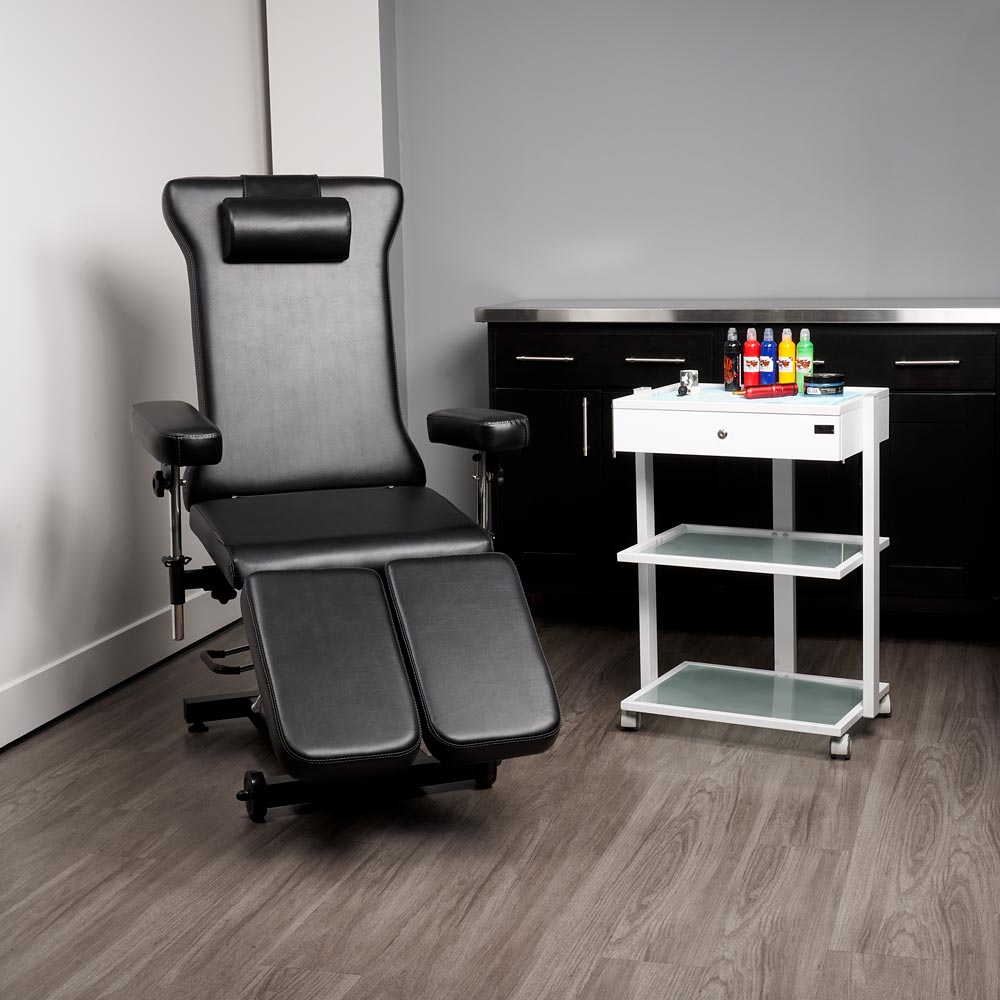 Fellowship Locking Cabinet for Rolling Cart — White - Ultimate Beauty