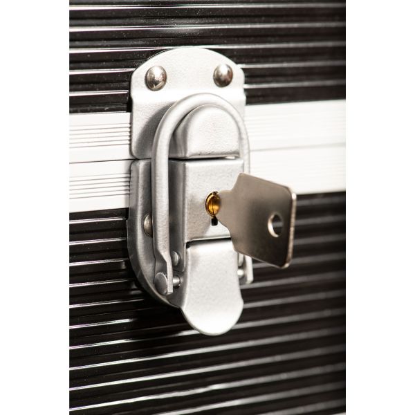 Professional Travel Case for Tattoo, Piercing, and PMU Supplies — Aluminum Finish - Ultimate Beauty