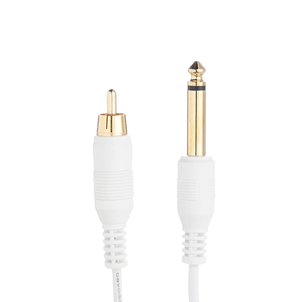 Darklab 6’ Straight RCA Cable — White - Ultimate Beauty