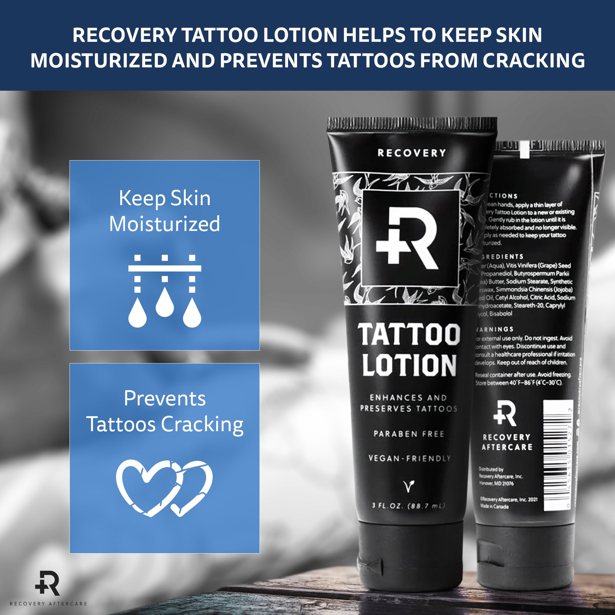 Recovery Tattoo Salve — 0.75oz Tins