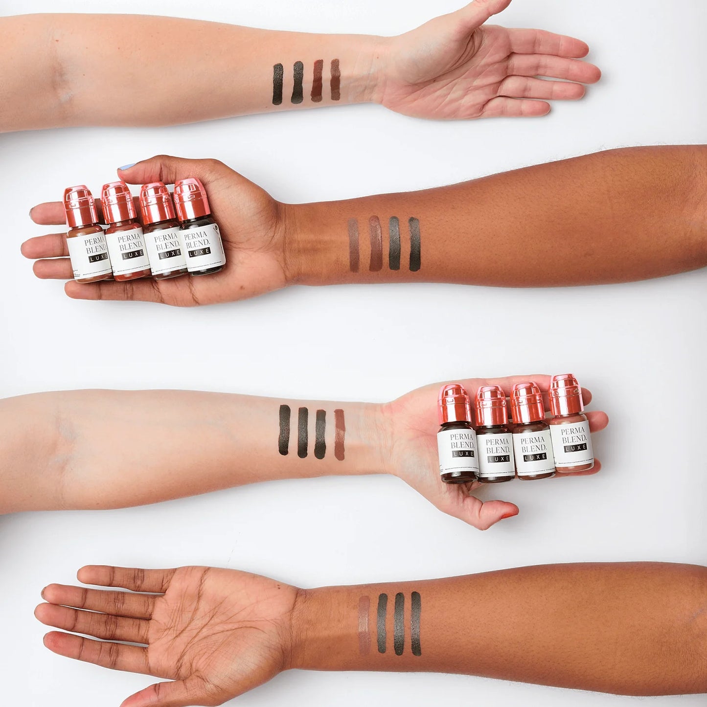 Luxe Brow Chicka Wow Wow Brow Set — Luxe Perma Blend — 8 1/2oz Bottles - Ultimate Beauty