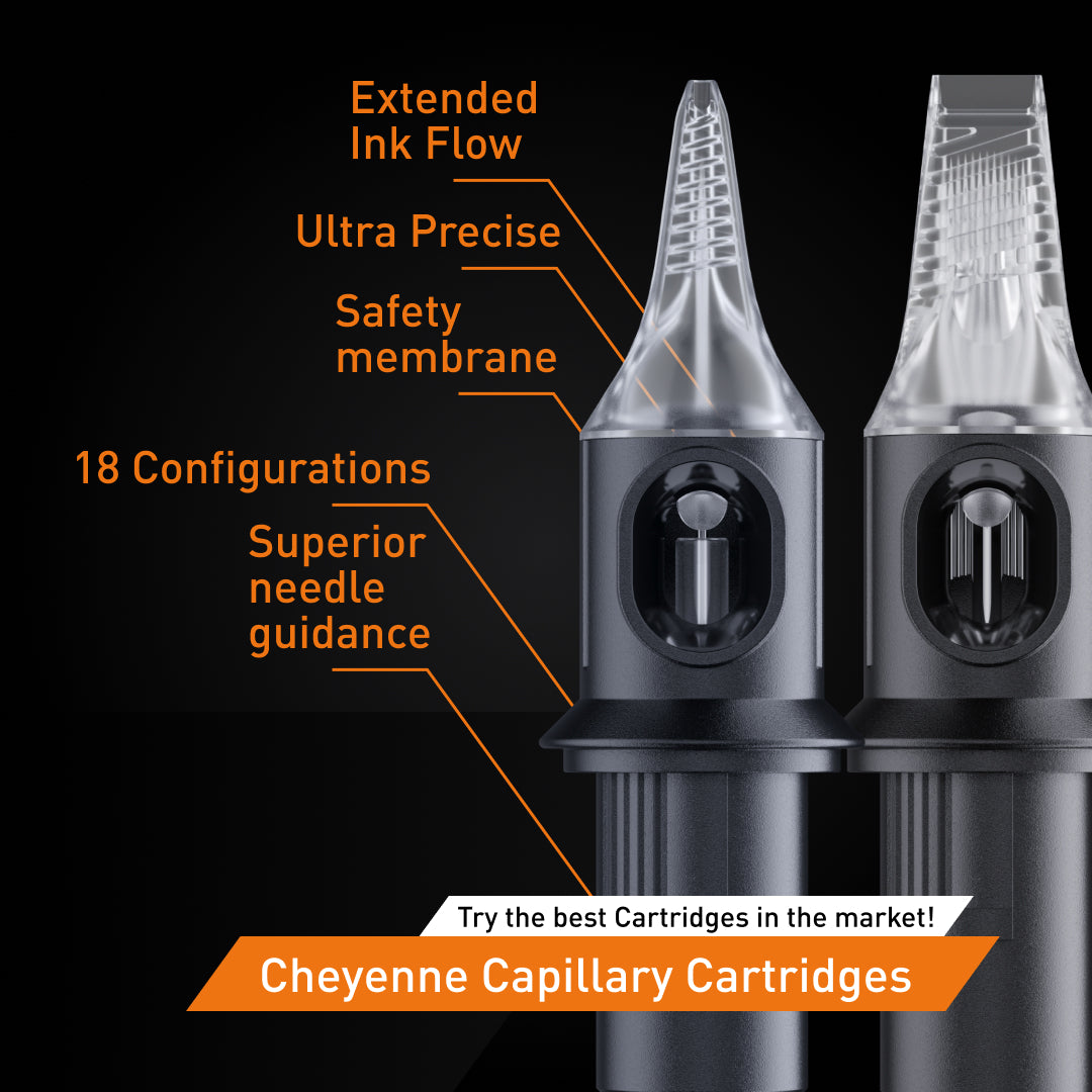 Cheyenne Capillary Needle Cartridges — Box of 20