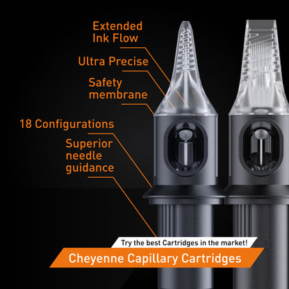 Cheyenne Capillary Needle Cartridges — Box of 20 - Ultimate Beauty