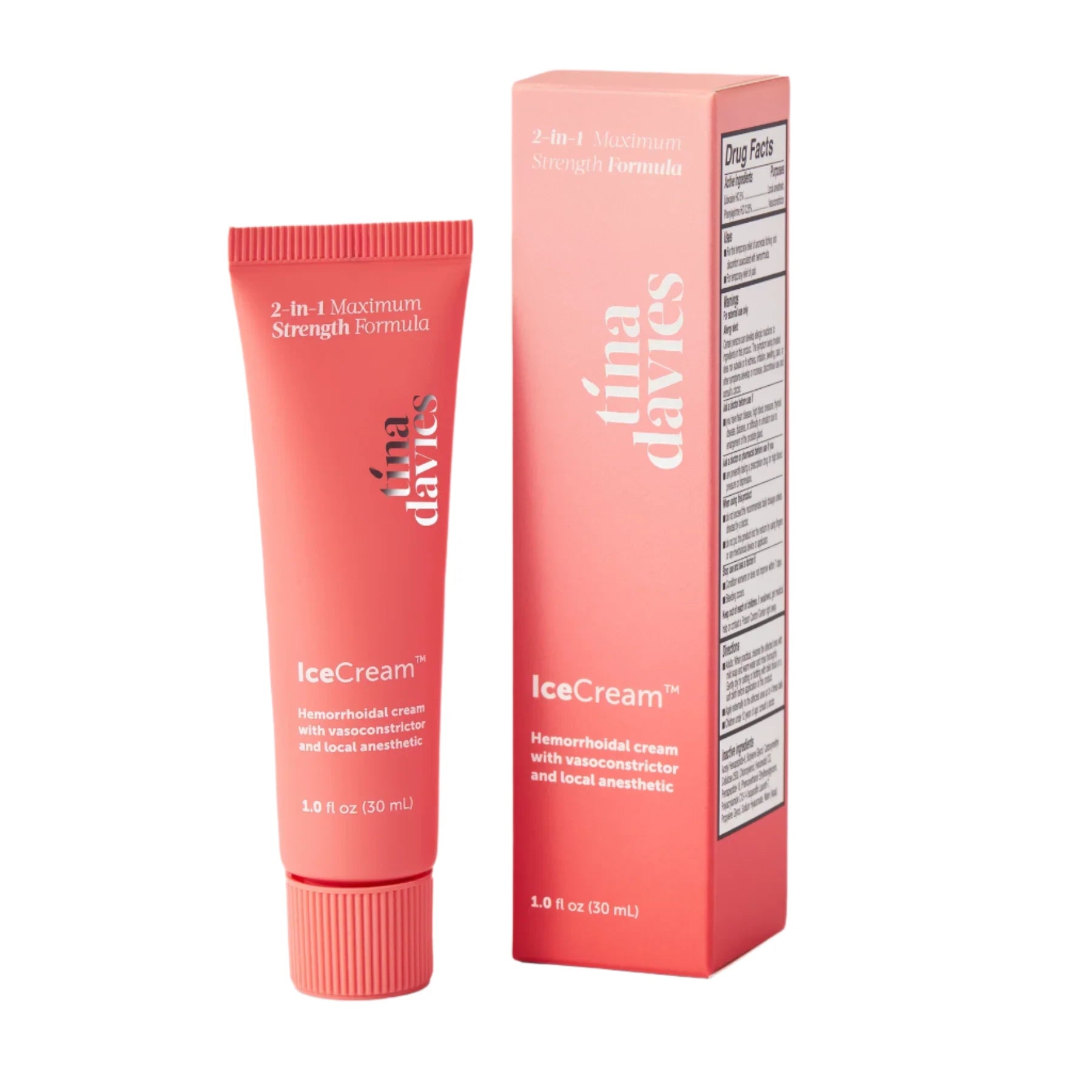 Tina Davies IceCream™ Topical Anesthetic — 1oz Tube - Ultimate Beauty