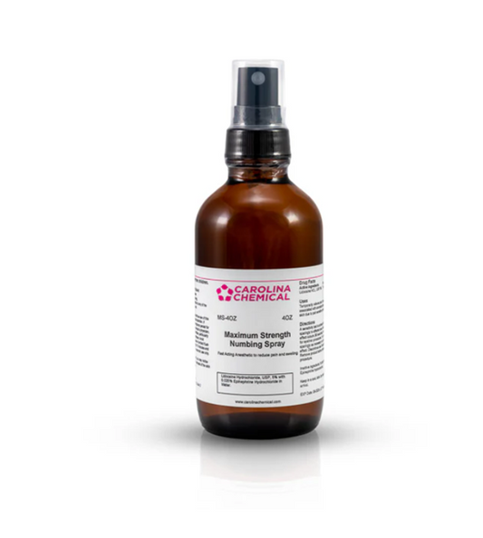 Lidocaine Numbing Topical Anesthetic Spray — 4oz Bottle