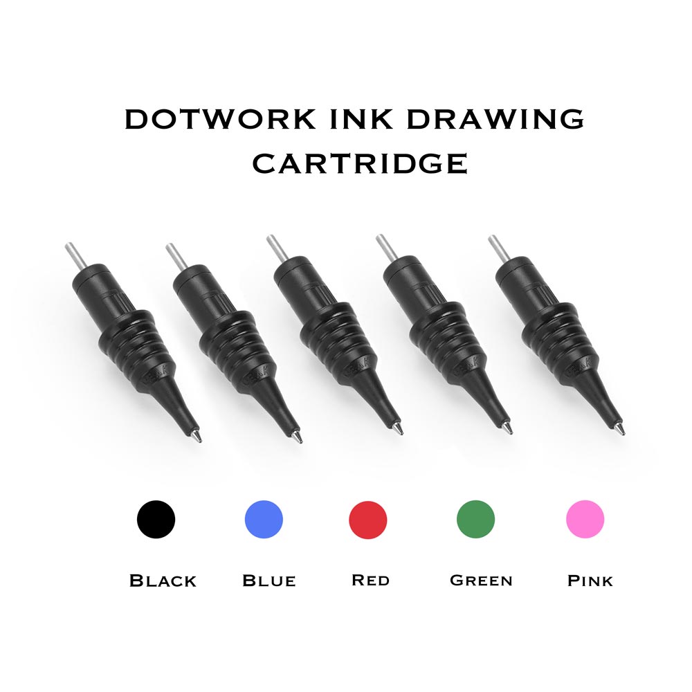 Peak Dotwork Ink Drawing Cartridge — Box of 20 - Ultimate Beauty