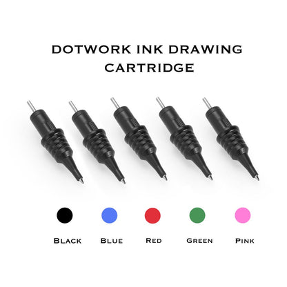Peak Dotwork Ink Drawing Cartridge — Box of 20 - Ultimate Beauty