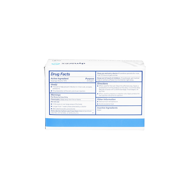 Dynarex Alcohol Prep Pads — Large — Box of 100 - Ultimate Beauty