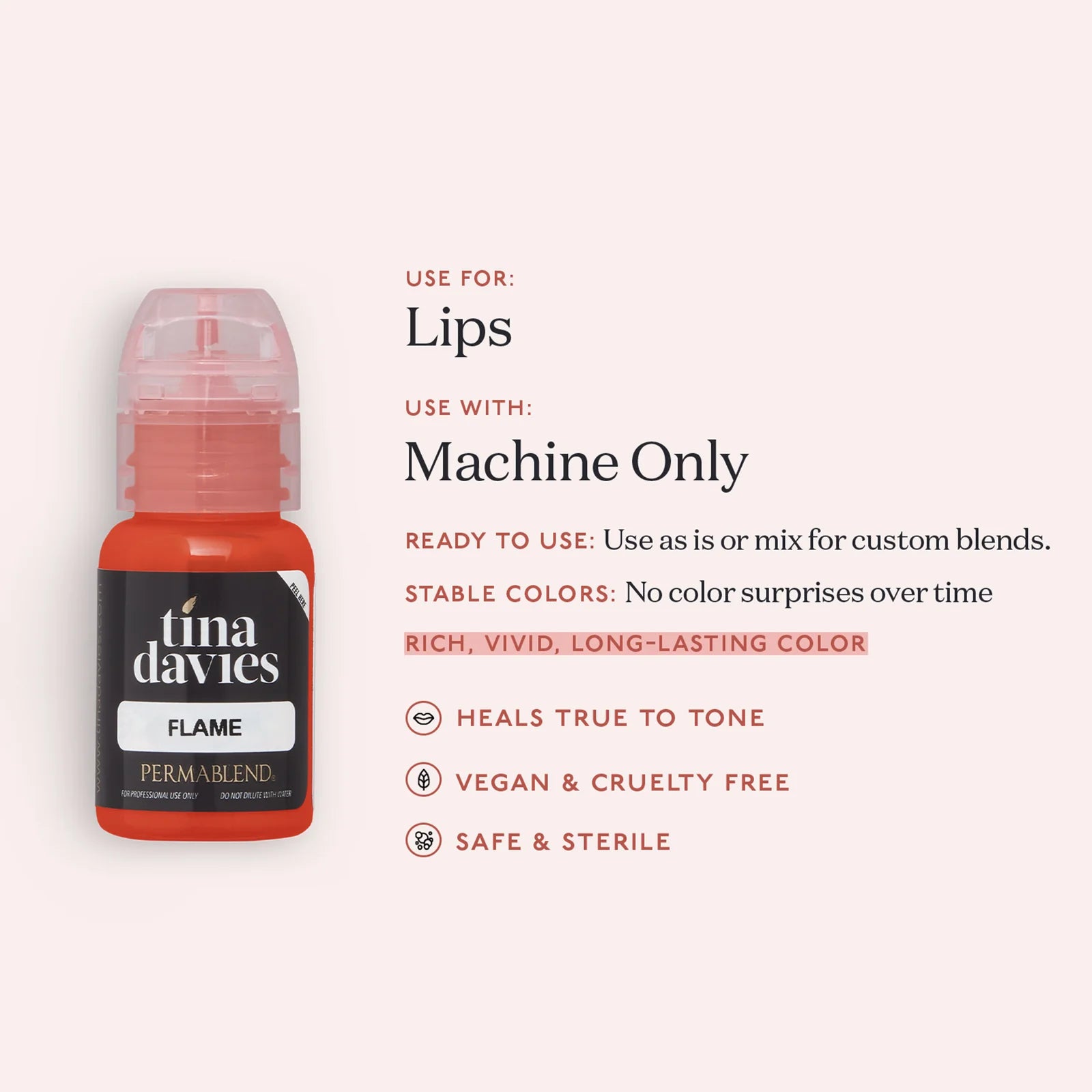 Tina Davies Lip - Flame - Ultimate Beauty