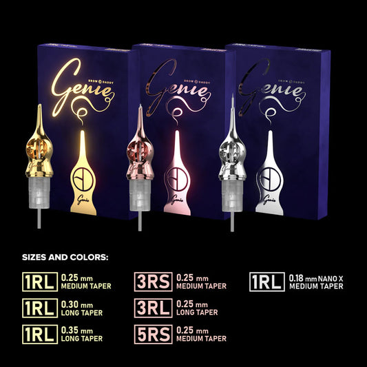 Brow Daddy Genie Needle Cartridges — Box of 10 - Ultimate Beauty