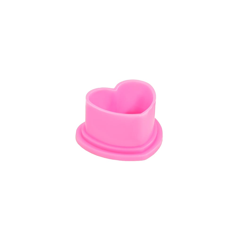 Saferly Heart Ink Caps — Bag of 500 — Pick Color and Size - Ultimate Beauty