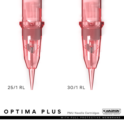 Kwadron Optima Plus PMU Cartridge Tattoo Needles — Box of 20