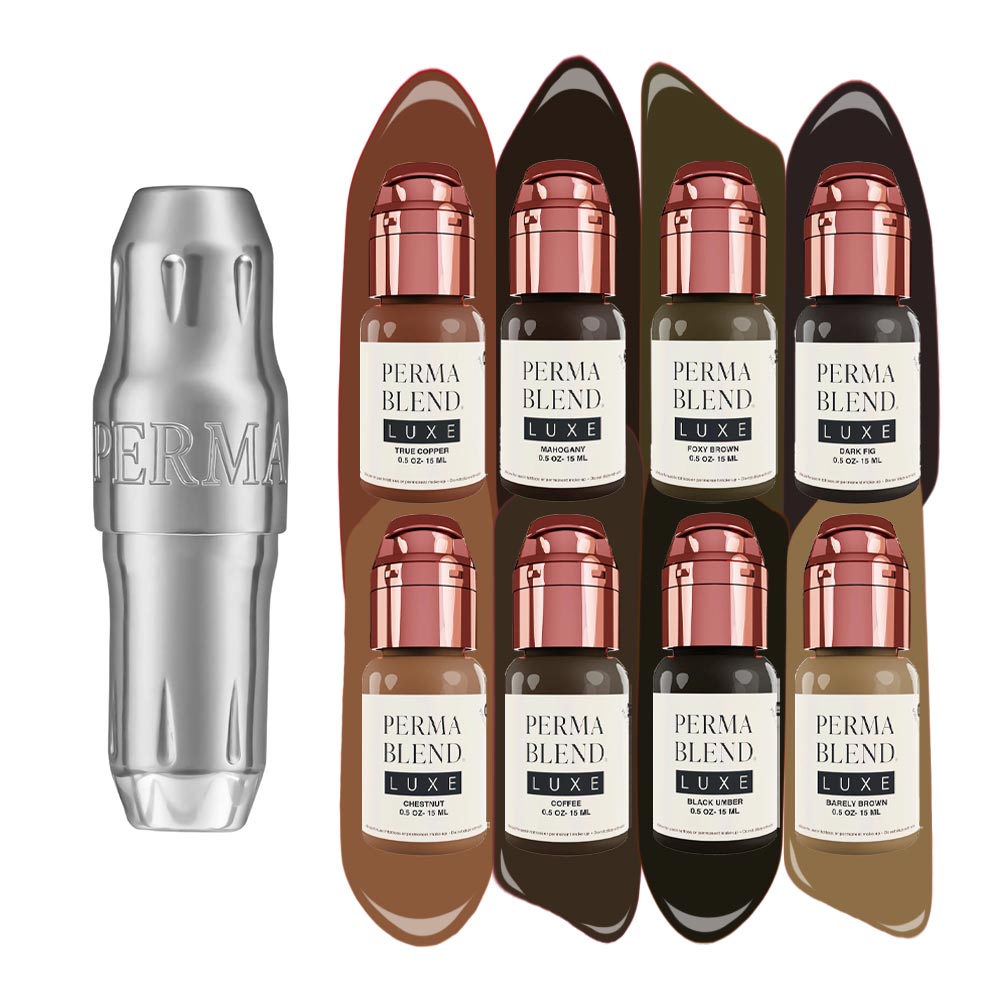 LUXE Brow + Perma Pen Training Kit — Perma Blend — 1/2oz - Ultimate Beauty