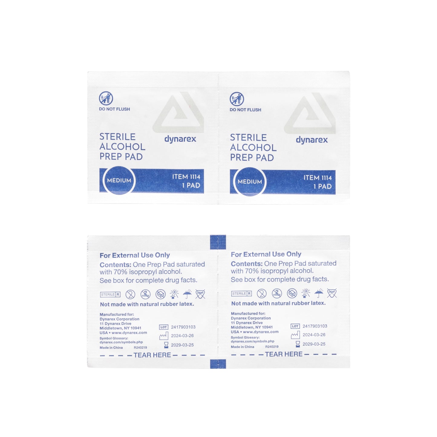 Alcohol Prep Pads Box - Medium - Price Per Box of 100 - Ultimate Beauty