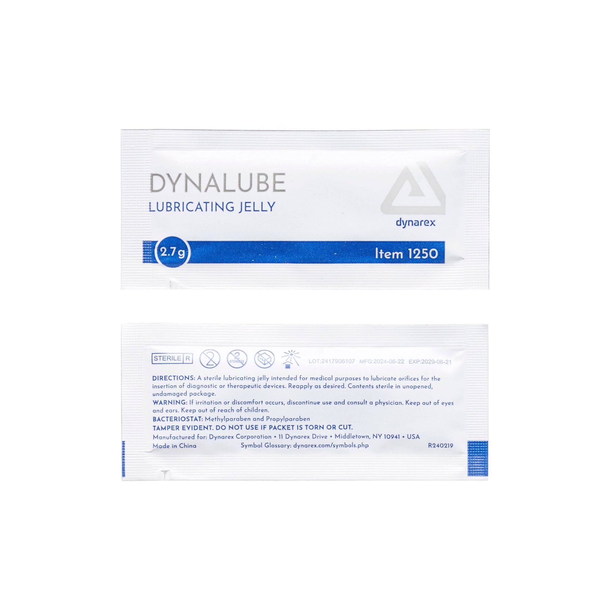 Sterile Lubricating Jelly 2.7g foil packets - Case of 144 foil packs - Ultimate Beauty