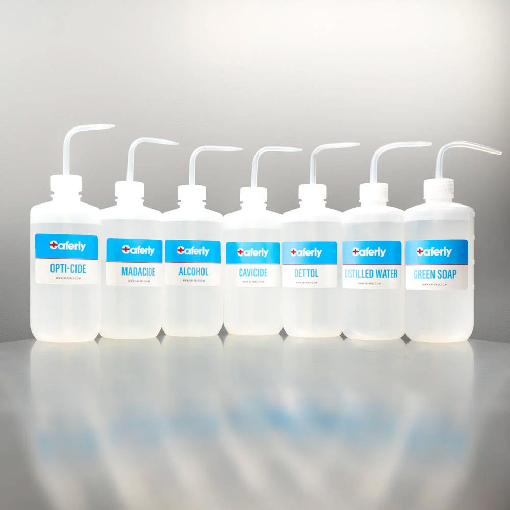 Saferly Bottle Labels — Pack of 5 — Pick Label - Ultimate Beauty