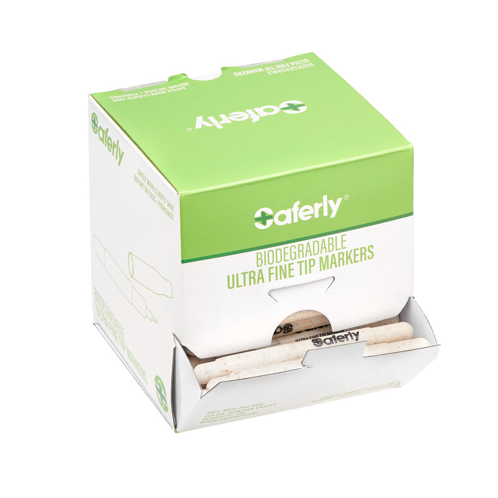 Saferly Biodegradable Mini Markers — Box of 100 - Ultimate Beauty