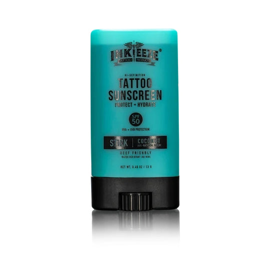INK-EEZE Hi-Definition Tattoo Sunscreen Stick SPF 50 — 0.5oz - Ultimate Beauty