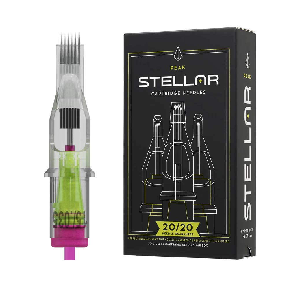 Peak Stellar Needle Cartridges — Box of 20 - Ultimate Beauty