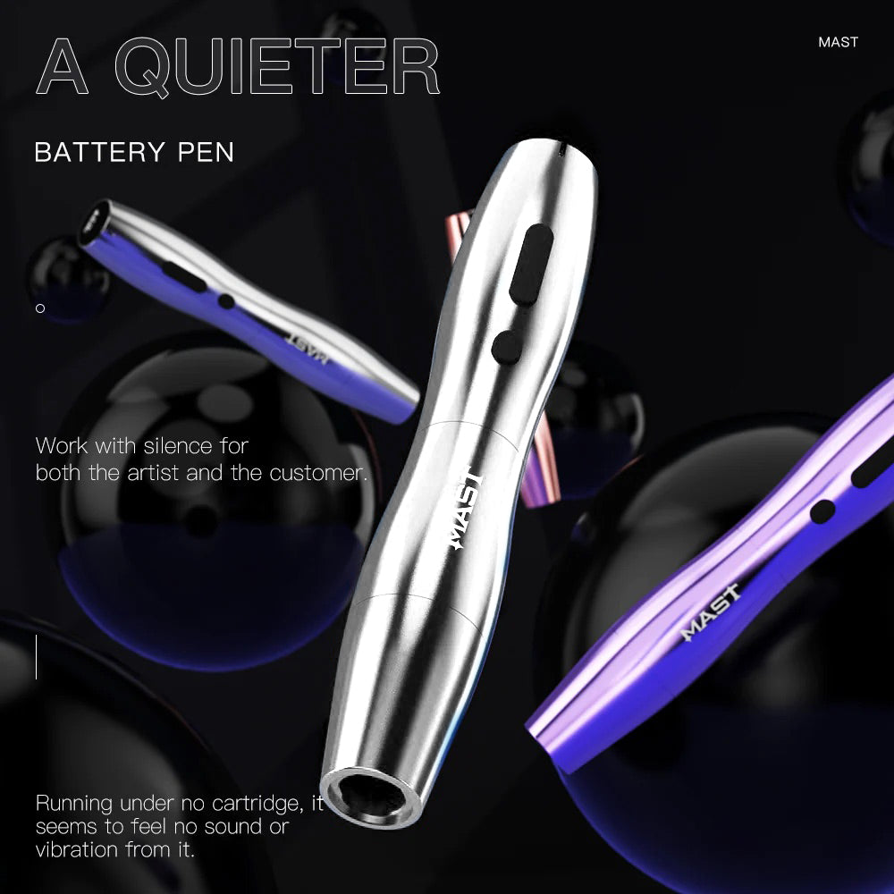 Dragonhawk Mast P20 Wireless Tattoo Machine with 1 Battery — Pick Color - Ultimate Beauty