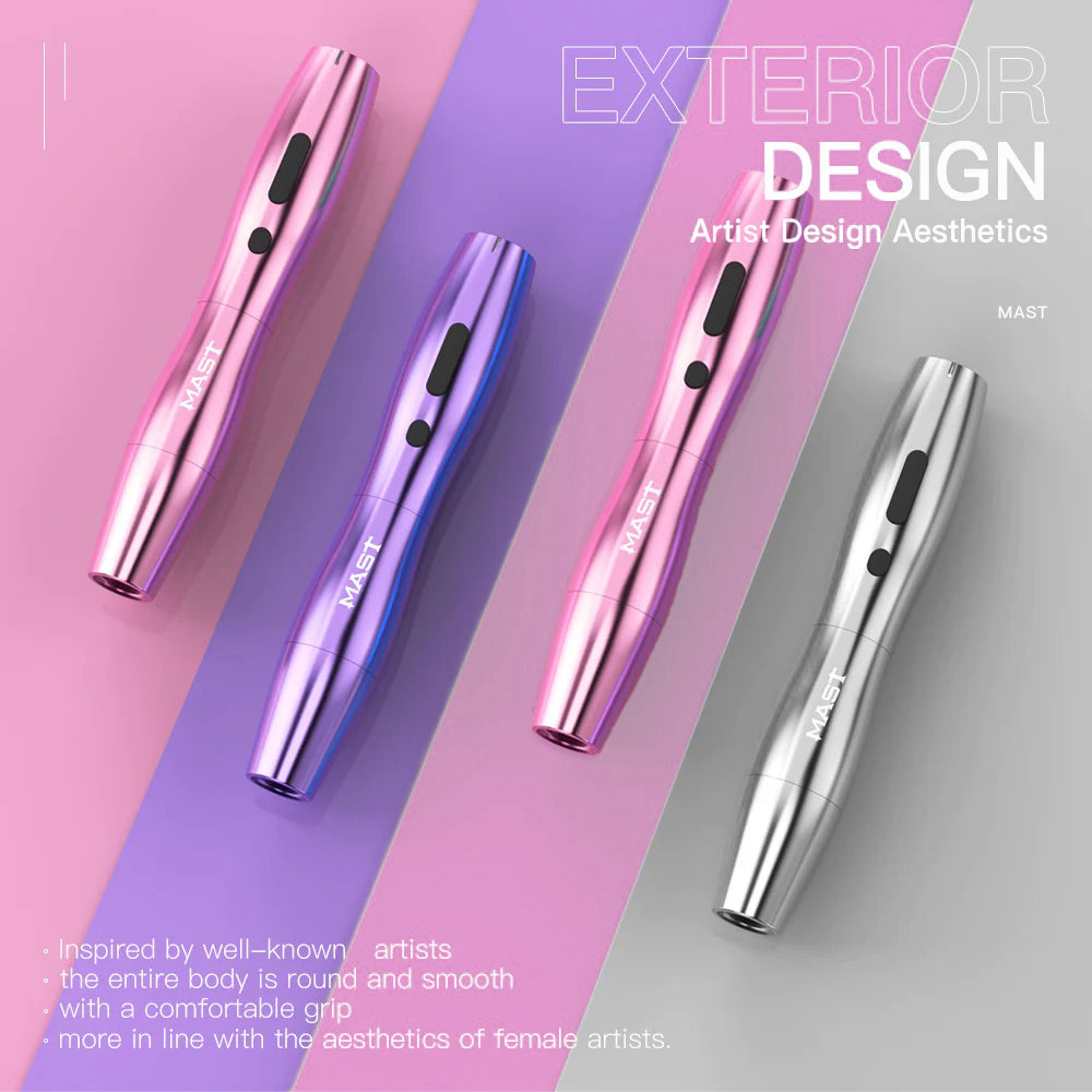 Dragonhawk Mast P20 Wireless Tattoo Machine with 1 Battery — Pick Color - Ultimate Beauty