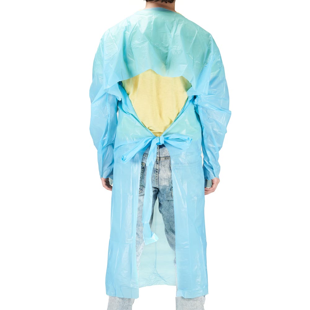 Saferly Disposable Blue Medical Gowns — Box of 10 - Ultimate Beauty