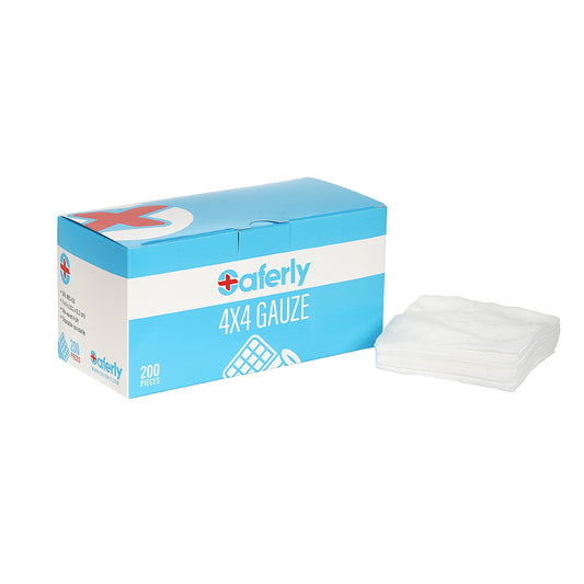 Saferly 4"x4" Gauze - Price Per Box of 200 - Ultimate Beauty