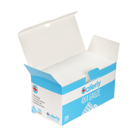Saferly 4"x4" Gauze - Price Per Box of 200 - Ultimate Beauty
