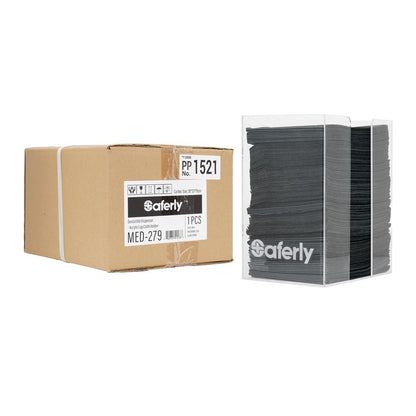 Saferly Acrylic Dental Bib Holder + Dispenser - Ultimate Beauty