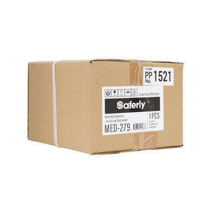 Saferly Acrylic Dental Bib Holder + Dispenser - Ultimate Beauty