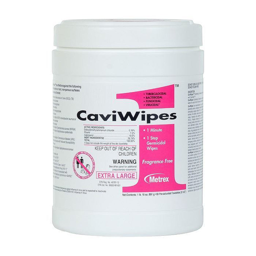 CaviWipes1 - One Tub of 6 x 6.75" CaviCide Surface Disinfectant Wipes 160 Count - Ultimate Beauty