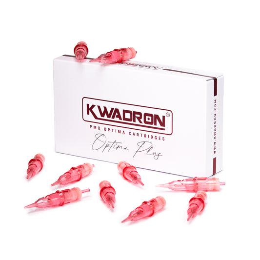 Kwadron Optima Plus PMU Cartridge Tattoo Needles — Box of 20