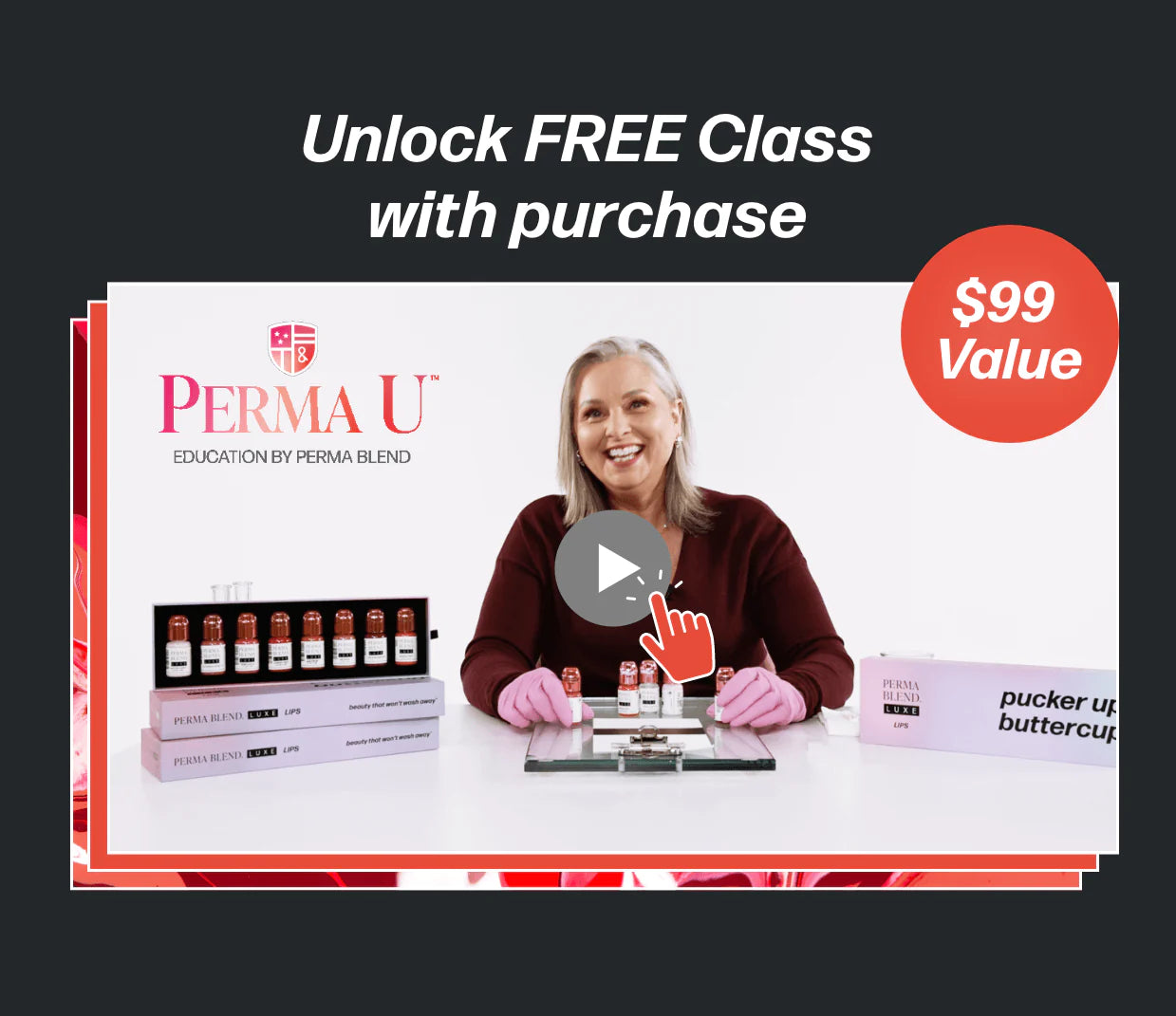 Luxe Pucker Up Buttercup Lip Set — Luxe Perma Blend — 8 1/2oz Bottles - Ultimate Beauty