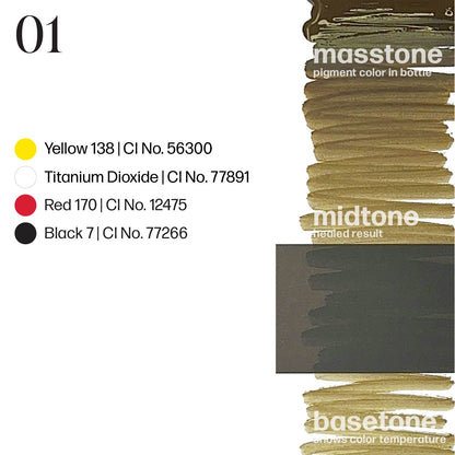 Paulina Osinkowska Ombre Brows 6 Bottle Set — Perma Blend — 1/2oz - Ultimate Beauty