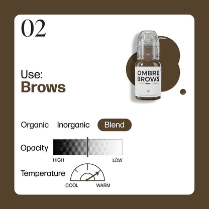 Paulina Osinkowska Ombre Brows 6 Bottle Set — Perma Blend — 1/2oz - Ultimate Beauty