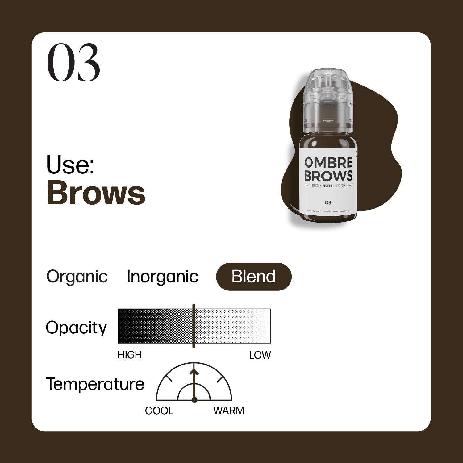 Paulina Osinkowska Ombre Brows 6 Bottle Set — Perma Blend — 1/2oz - Ultimate Beauty