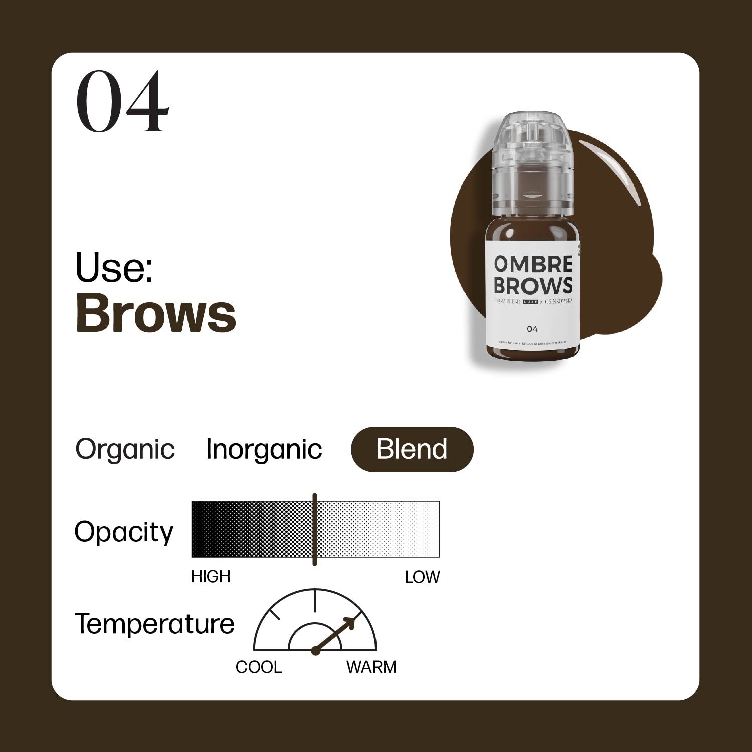 Paulina Osinkowska Ombre Brows 6 Bottle Set — Perma Blend — 1/2oz - Ultimate Beauty