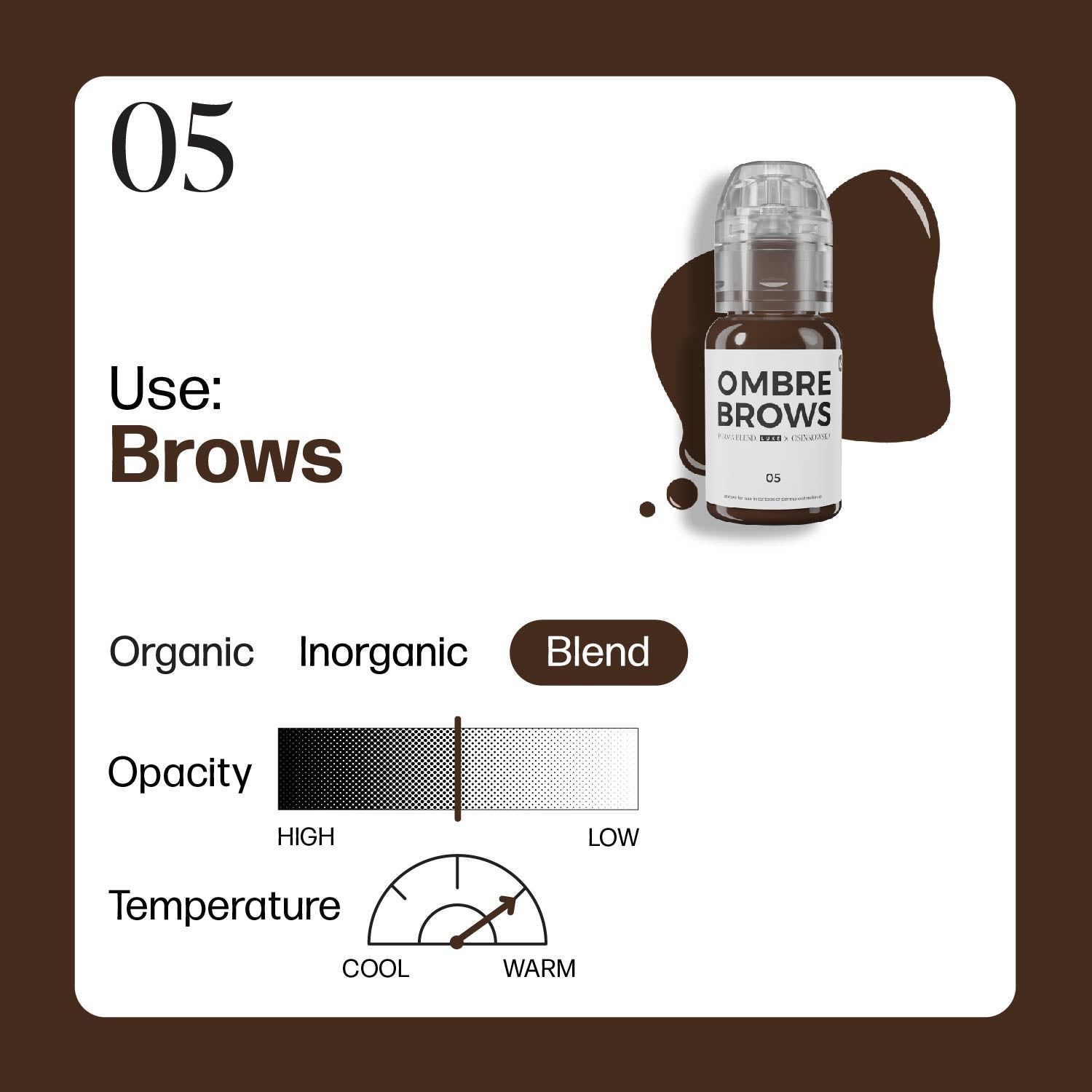 Paulina Osinkowska Ombre Brows 6 Bottle Set — Perma Blend — 1/2oz - Ultimate Beauty