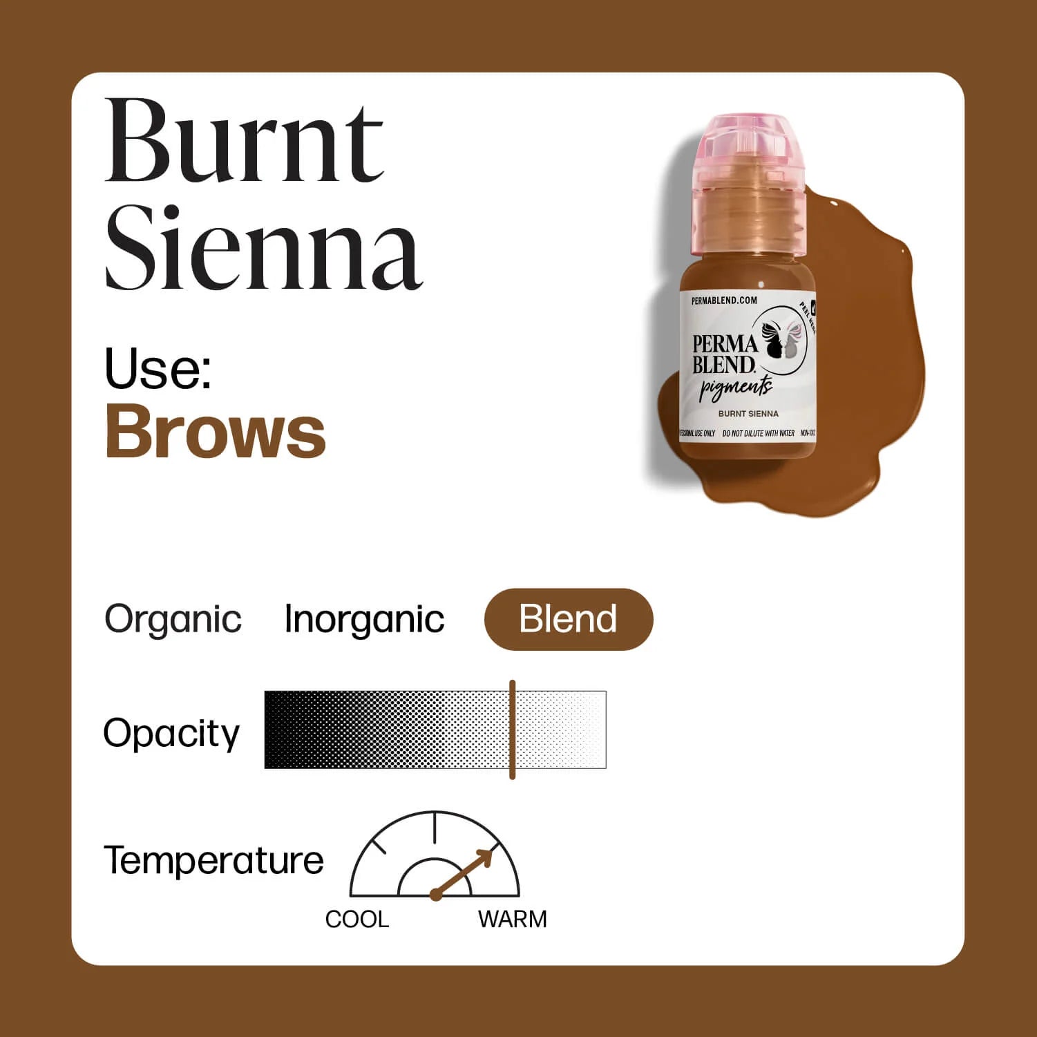 Burnt Sienna — Perma Blend — 1/2oz