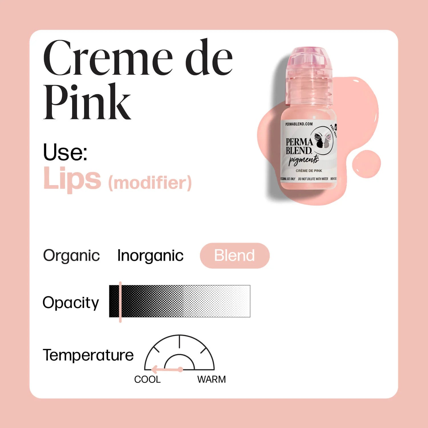 Crème de Pink — Perma Blend — 1/2oz