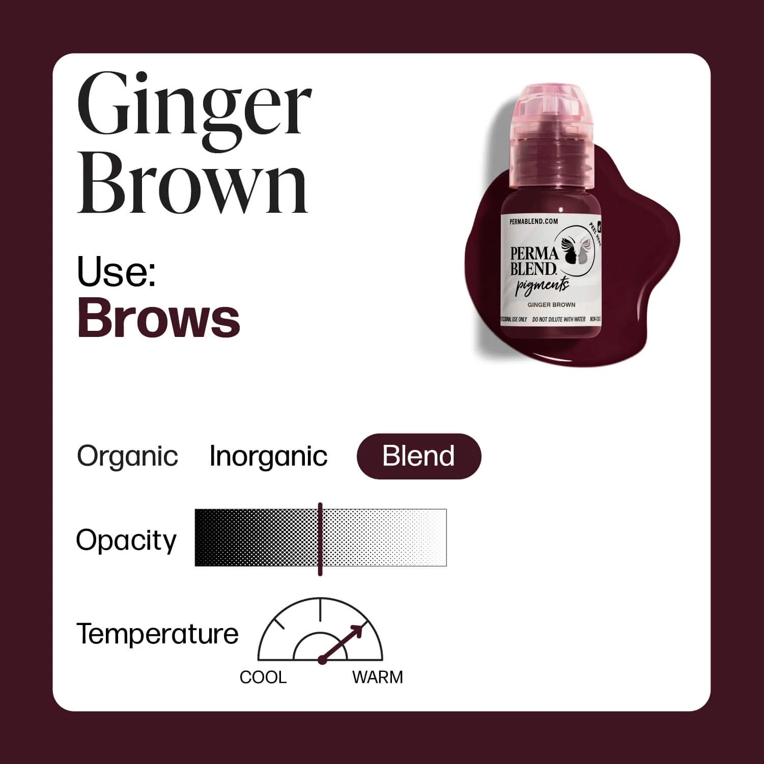 Ginger Brown — Perma Blend — 1/2oz