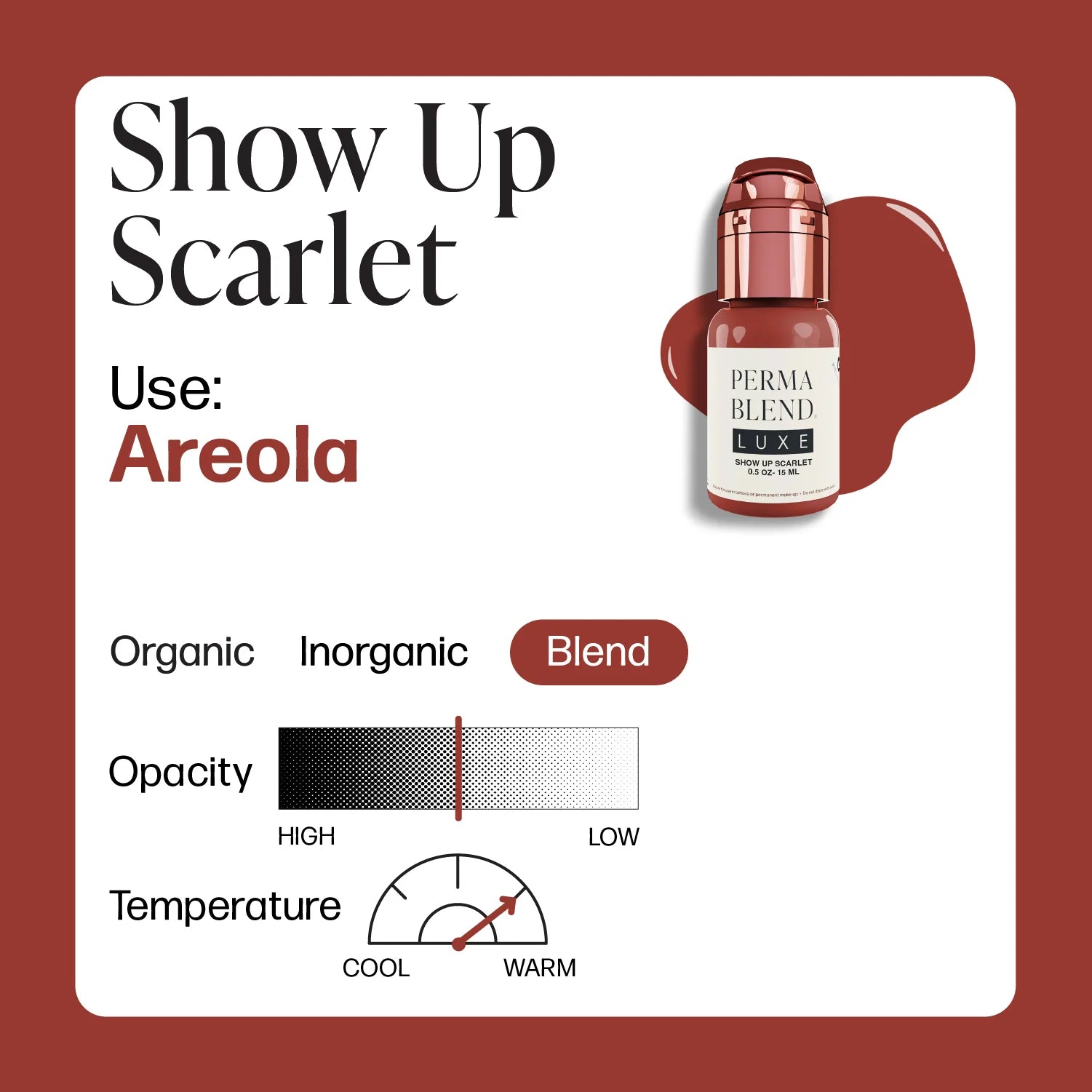Show Up Scarlet — Luxe Vicky Martin — 1/2oz Bottle