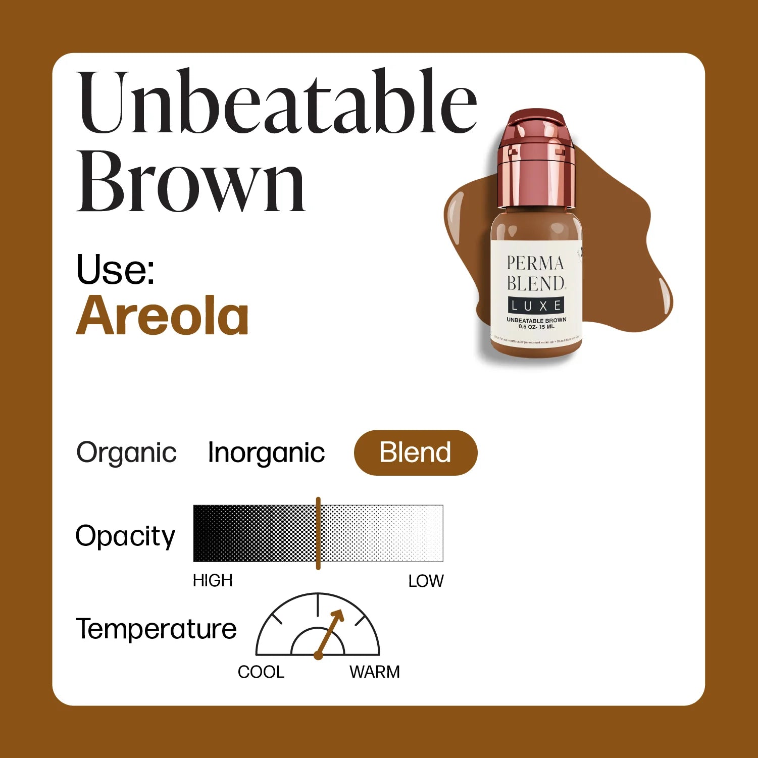 Unbeatable Brown — Luxe Vicky Martin — 1/2oz Bottle