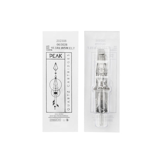 Peak Quartz Stippling Needle Cartridges — Box of 20 - Ultimate Beauty