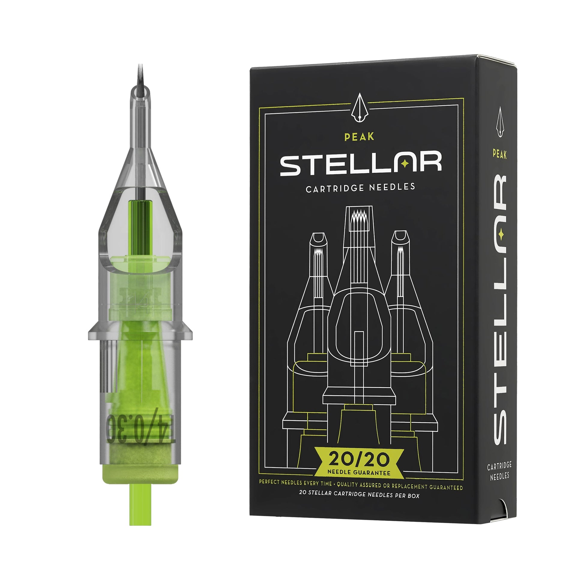Peak Stellar Needle Cartridges — Box of 20 - Ultimate Beauty