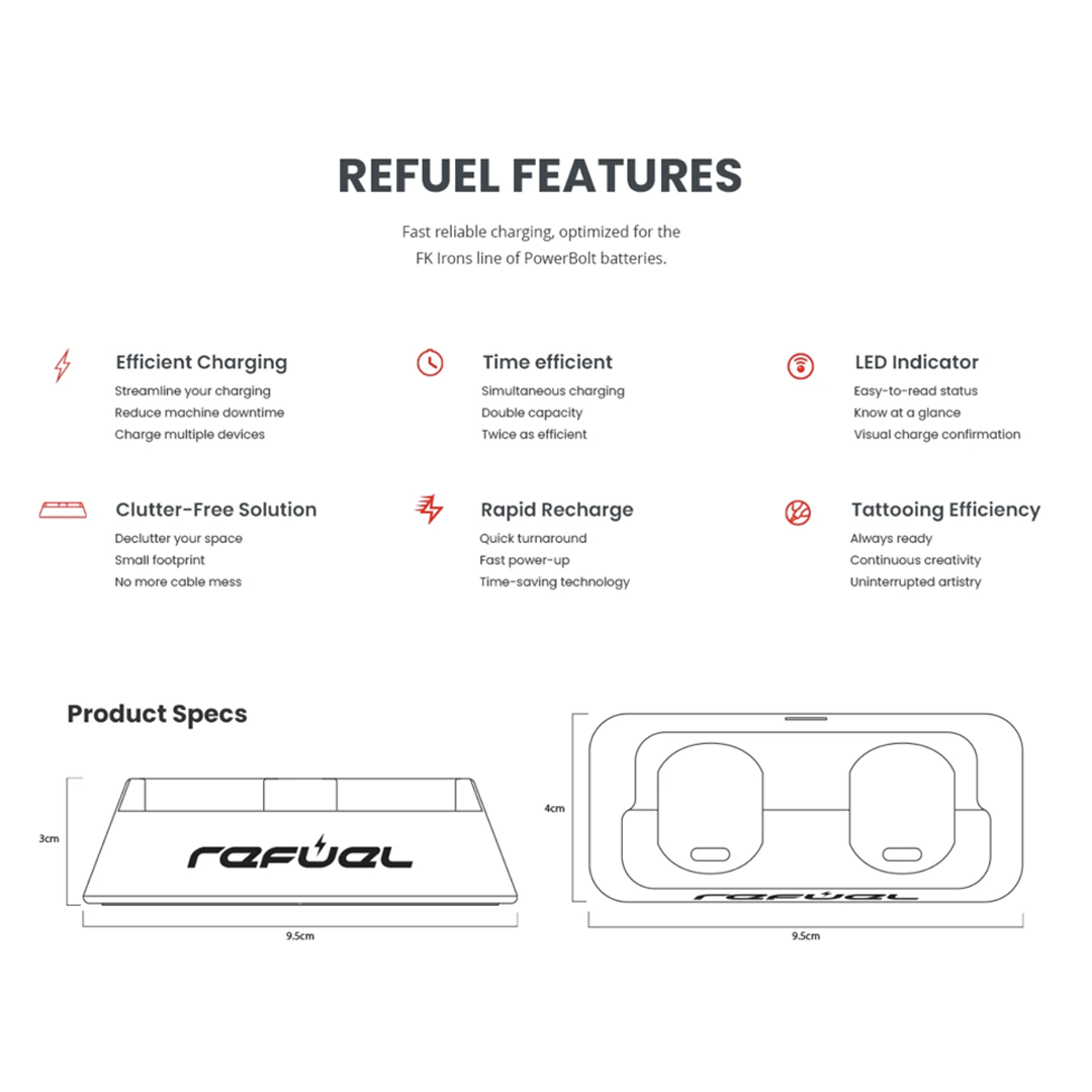 FK Irons Refuel Charging Dock - Ultimate Beauty