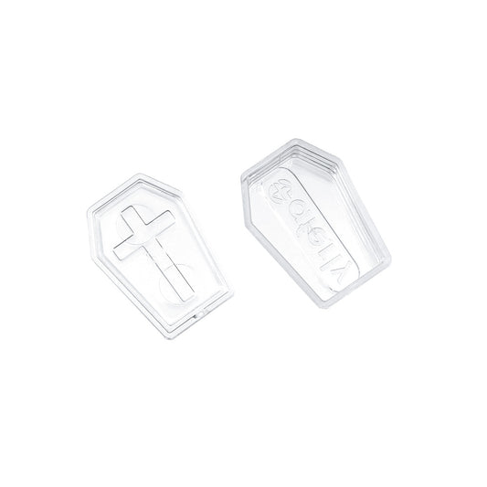 Saferly Coffin Ink Cap Lids — #25 — Bag of 200 — Pick Color - Ultimate Beauty